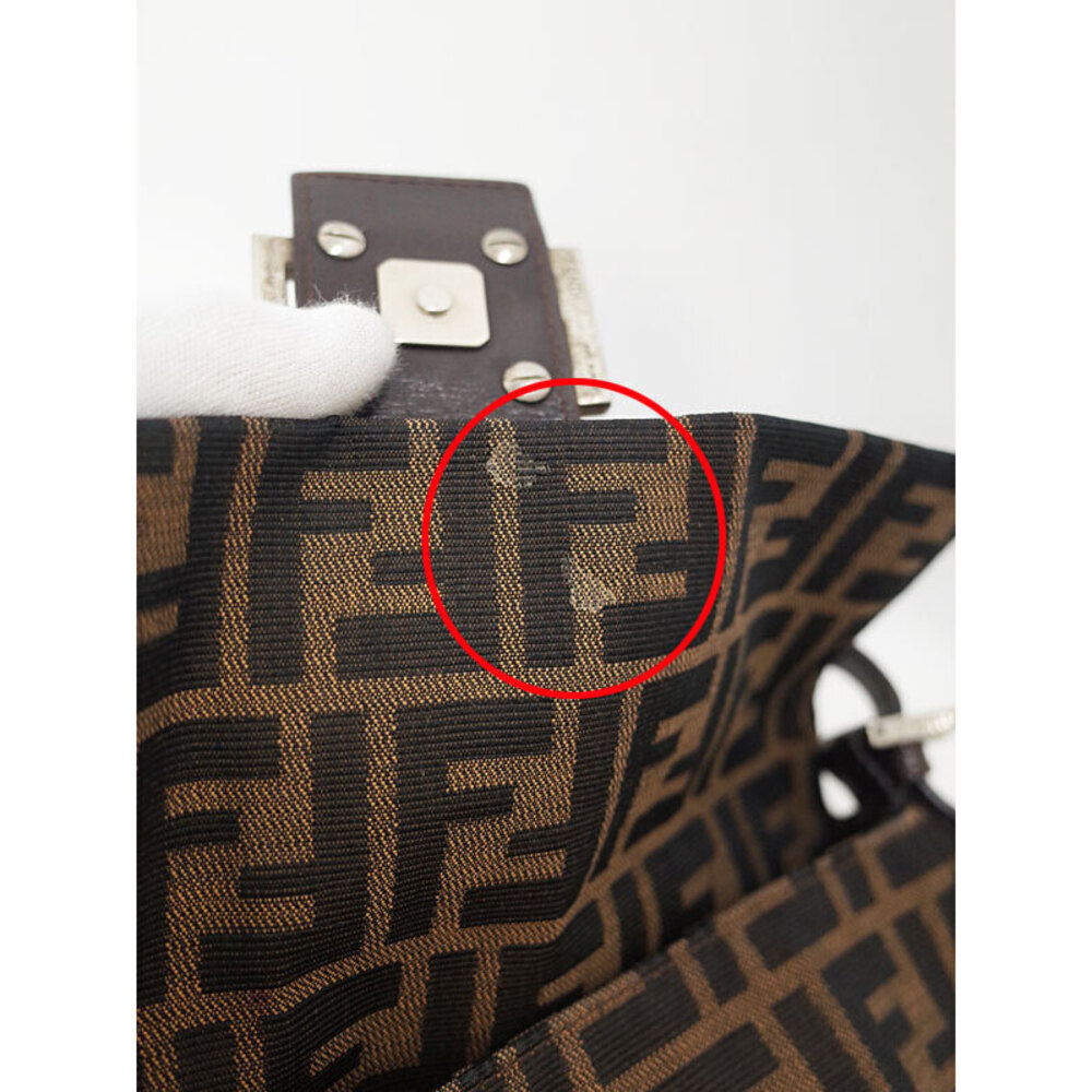 FENDI Zucca Baguette Bag Shoulder - Picture 4 of 9